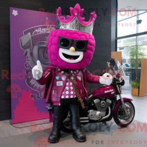 Postava maskota purpurového...