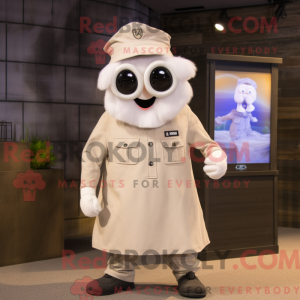 Mascot character of a Cream...