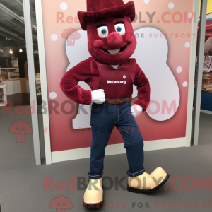 Mascot karakter van een...