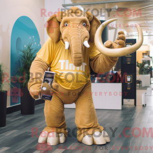 Mascot character of a Gold...