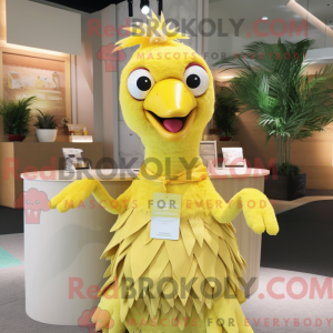 Mascot character of a Lemon...