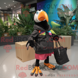 Mascot character of a Black...