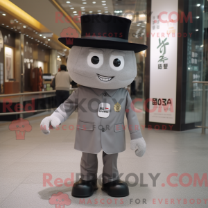 Mascot character of a Gray...