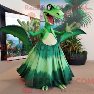Mascot character of a Green...