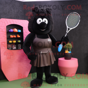 Mascot character of a Black...