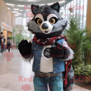 Mascot character of a Black...