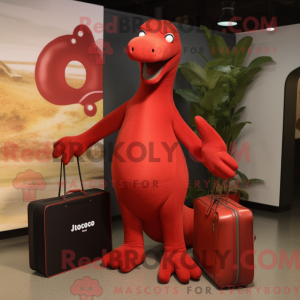Mascot karakter van een...