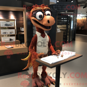 Mascot karakter van een...