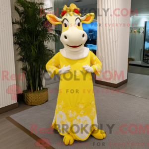 Mascot character of a Lemon...