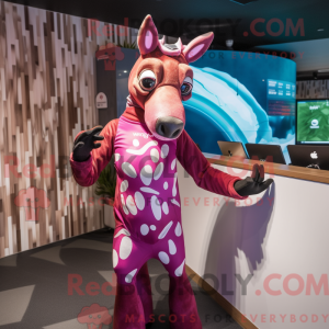 Mascottekarakter van een...