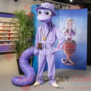Máscara de cor de lavanda...