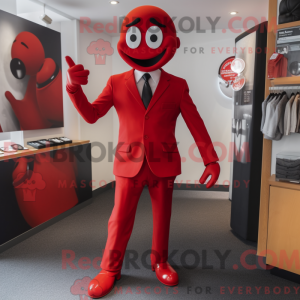 Mascot character of a Red...