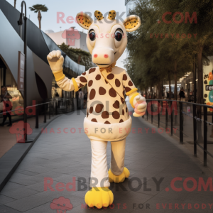 Mascot character of a Cream...