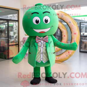 Mascot character of a Green...