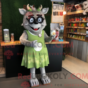 Maskot-karakter af en Olive...