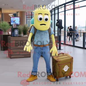Mascot character of a Lemon...