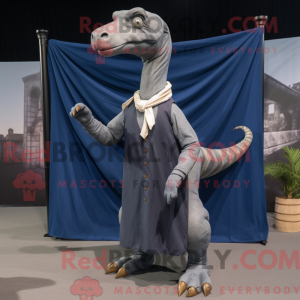 Mascot character of a Navy...
