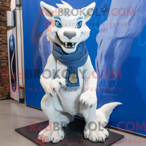 Mascot character of a White...