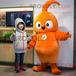 Mascot character of a Peach...