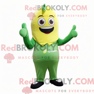 Mascot character of a Green...