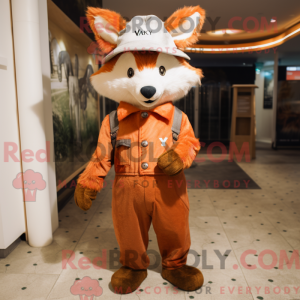 Mascot character of a Fox...