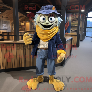Mascottefiguur van een...