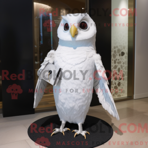 Mascot character of a White...