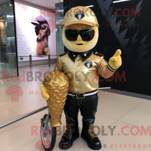 Mascot character of a Gold...