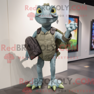 Mascot character of a Gray...