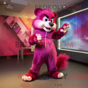 Máscara de Magenta Weasel...