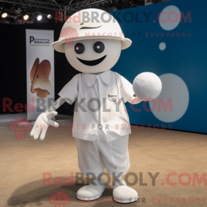 Mascot character of a White...