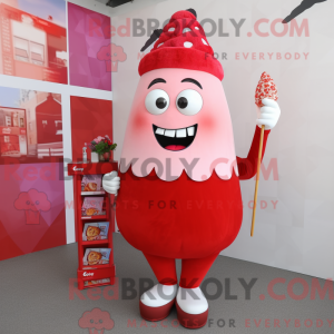 Mascot character of a Red...