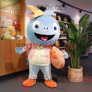 Mascot character of a Peach...