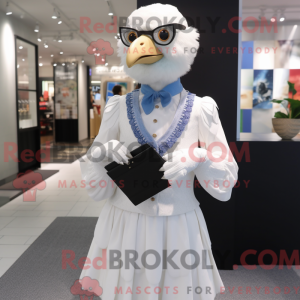 Mascot character of a Dove...