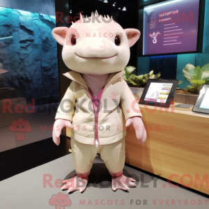 Mascot karakter van een...