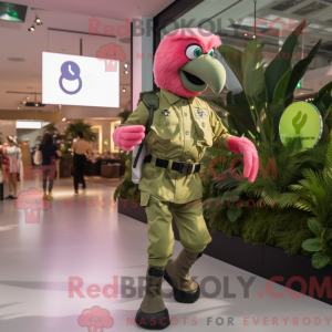 Mascot character of a Olive...