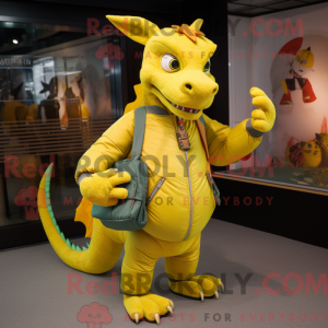 Mascot character of a Lemon...