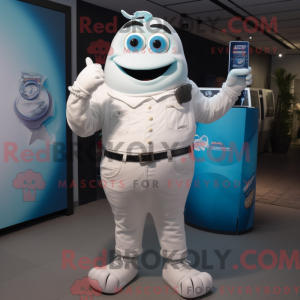 Mascot character of a White...