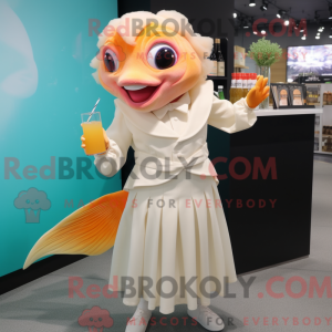 Mascot character of a Cream...