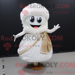 Mascot character of a White...