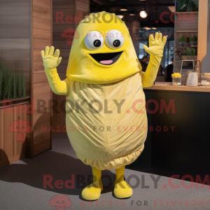 Mascot character of a Lemon...