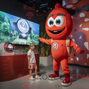 Mascot character of a Red...