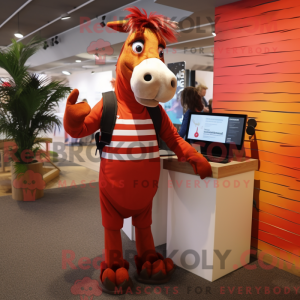 Postava maskota Red Quagga...