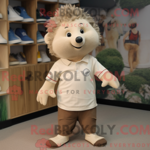Mascot character of a Cream...