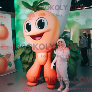Mascot character of a Peach...