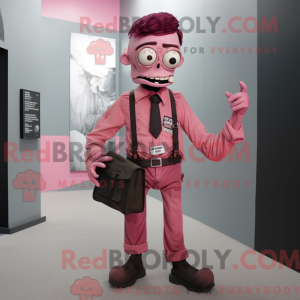Personagem de máscara de...