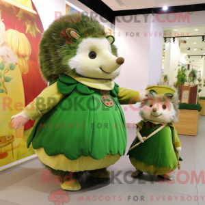 Mascot character of a Olive...