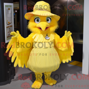 Mascot karakter van een...