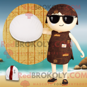Mascot character of a Brown...