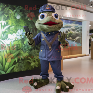 Mascottefiguur van een...
